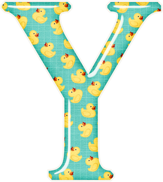 Ꭿϧc ‿✿⁀ Rubber Ducky Party, Alphabet, Ducks, Free - Alphabet (522x583)