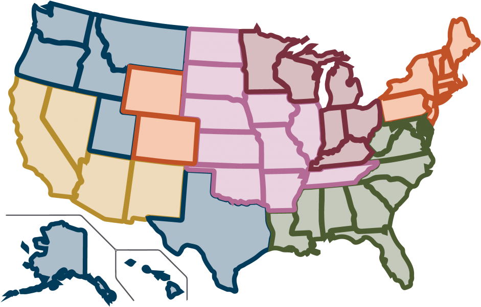 Christian Sales Representatives - Blank Map Of The Oregon Trail (1024x791)