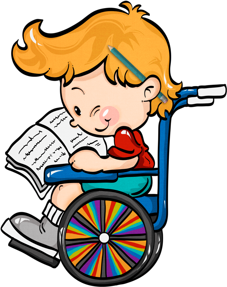 Escola & Formatura Clipart Boy, Childhood Education, - Wheelchair (860x1024)