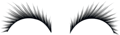 Classic Glitter - Transparent Background Transparent Eyelashes (480x280)