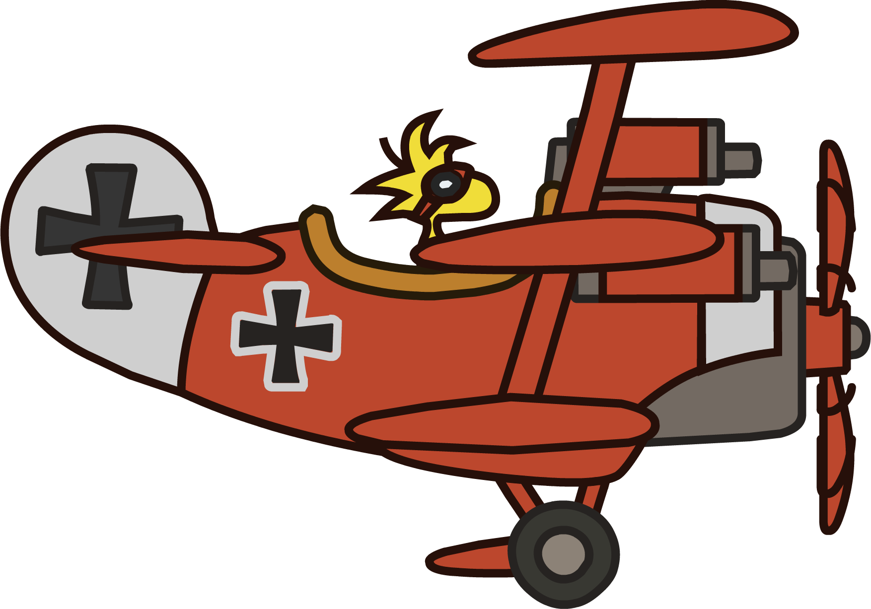 Aircraft Clipart Red Baron - Aircraft Clipart Red Baron (1754x1227)