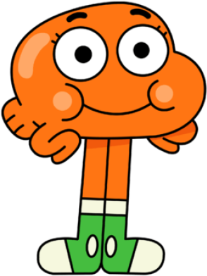 Gumball Character Darwin - Darwin Gumball Png (399x413)