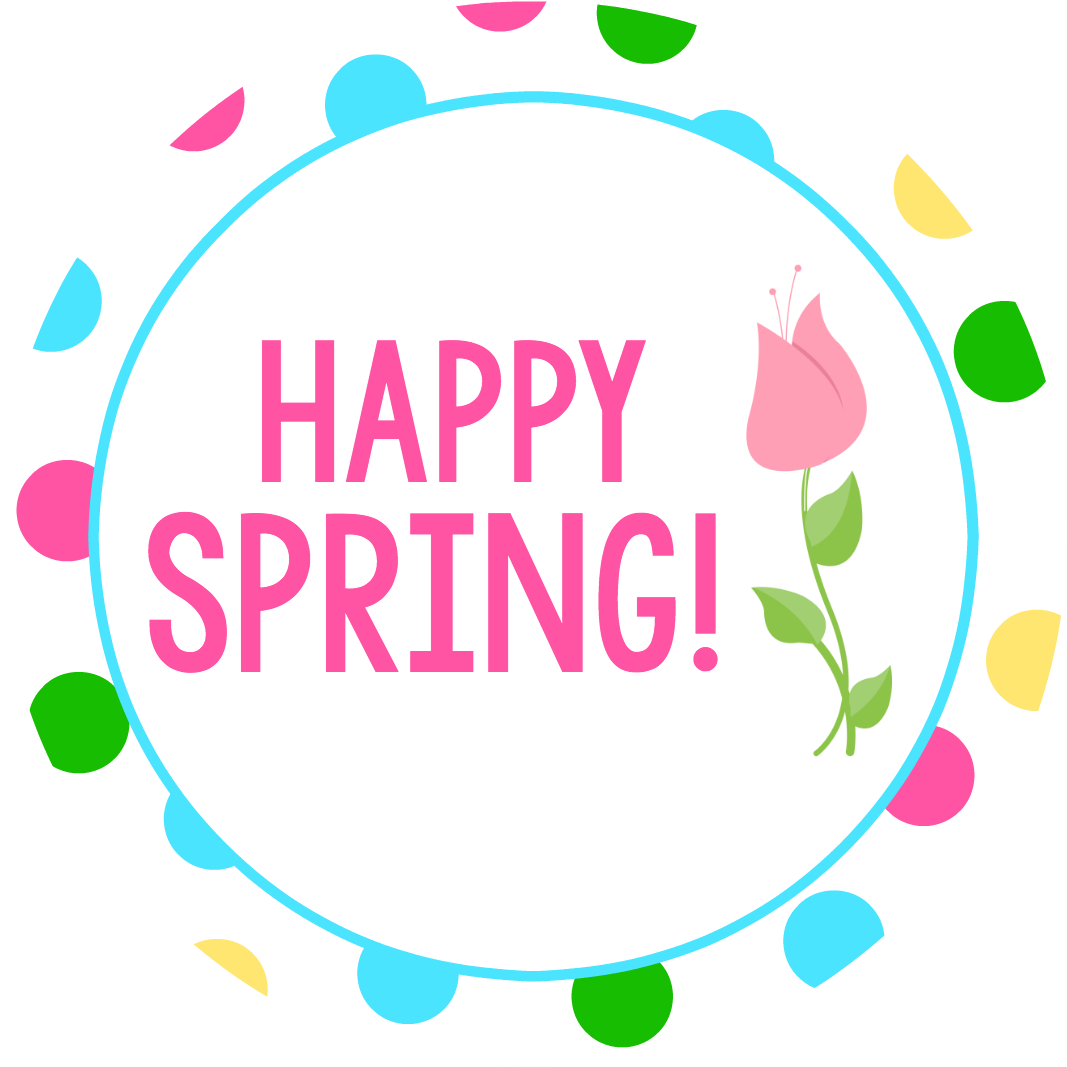 Happy Spring & Easter Tags - Happy Spring & Easter Tags (1080x1080)