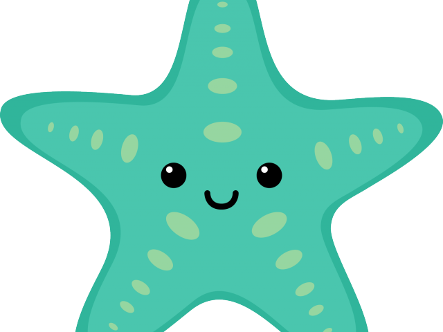 Starfish Clipart Sea Life - Sea Creatures Clipart Free (640x480)