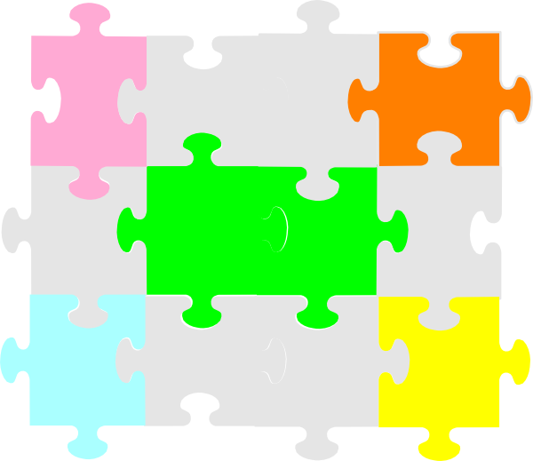 This Free Clip Arts Design Of Jigsaw Puzzle - This Free Clip Arts Design Of Jigsaw Puzzle (600x519)