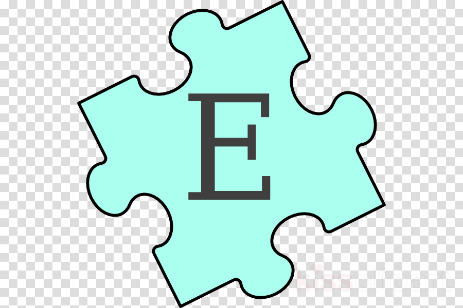 Puzzle Piece E Clipart Jigsaw Puzzles Clip Art - Kakao Friends Stickers Png (900x600)