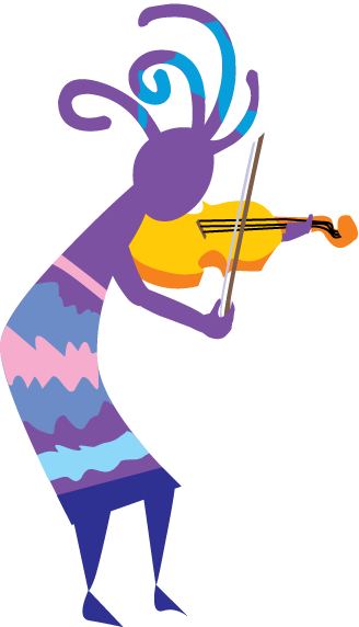 Kokopelli 15 Oval Ornament (328x572)