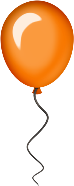 Фотки Preschool Birthday, Birthday Fun, Birthday Parties, - Orange Balloons Clip Art (324x800)