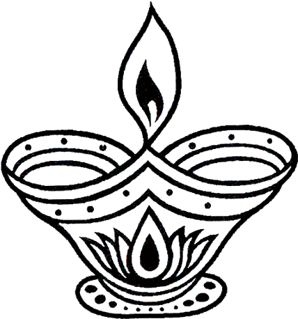 On This Joyous Occasion Of The 80th Birthday Of Bhagawan - Diya Drawing For Diwali (500x500)