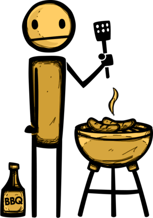Bendy And The Ink Machine Easter Eggs - Themeatly Barbeque (310x442)