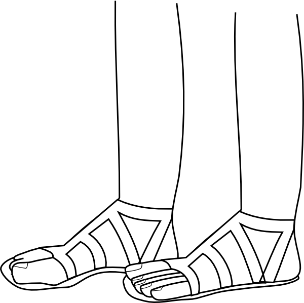 Feet Clip Art At Clker Com - Foot (600x598)
