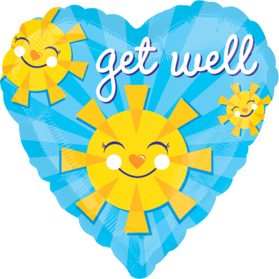 18" Get Well Smiley Suns - 18 Inch Get Well Smiley Suns 2s-flat (396x397)