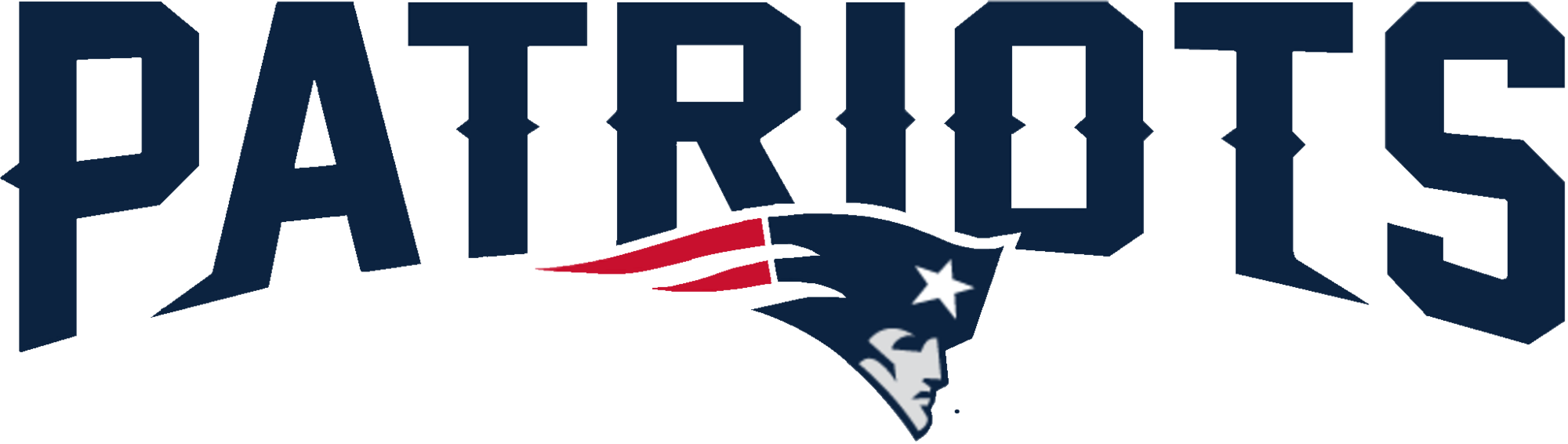 New England American Football - New England Patriots Logo (2000x566)