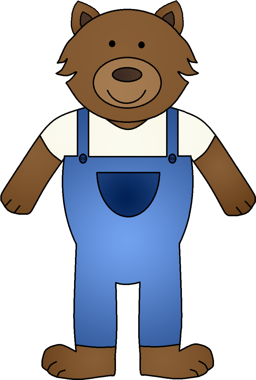 3 Little Pig Clipart (890x1301)