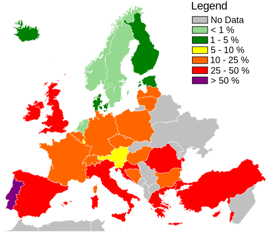 533px Earss Mrsa 2008 En - Ussr And Satellite States Map (533x465)