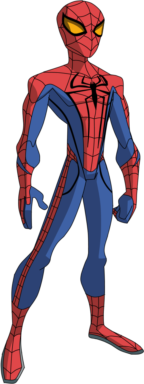 Iron Spiderman Clipart Homecoming Free Clipart Png - Spectacular Spider Man Ben Reilly (563x1420)