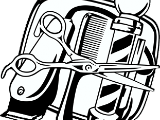 Building Clipart Barber Shop - Comb (640x480)