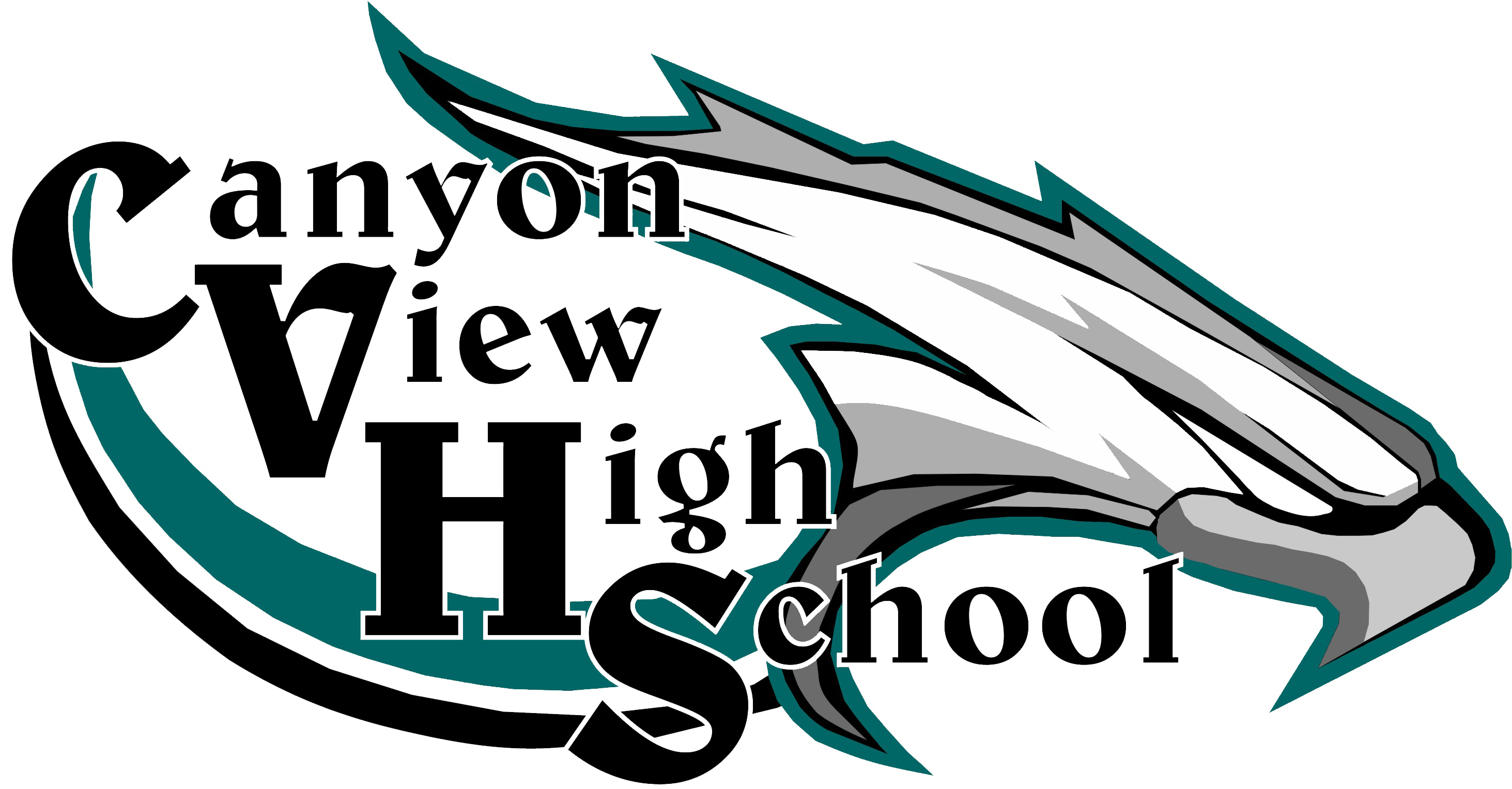 Canyon View Falcons - Canyon View High School Logo (2926x1527)