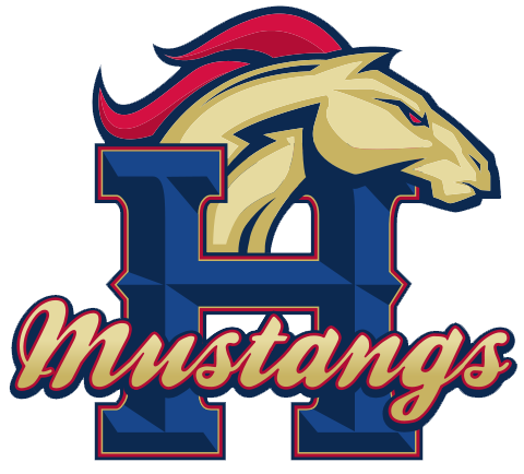 Herriman Mustangs - Herriman High School Logo (480x434)