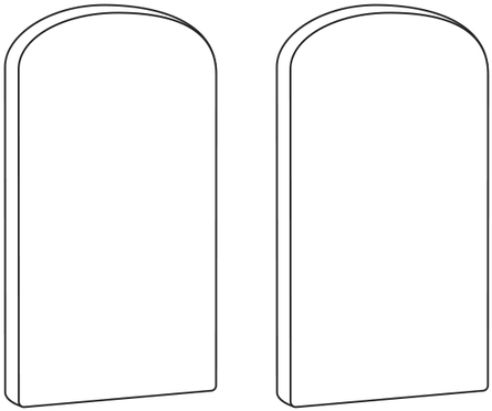 Tablas De Piedra En Blanco - Architecture (460x387)