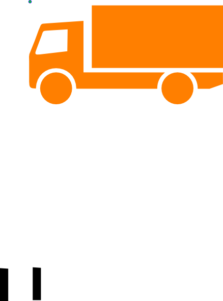 Dark Blue Truck Clip Art (438x592)