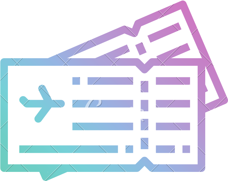 Ticket Travel Air Plane Airplane Flight Icon - Ticket Travel Air Plane Airplane Flight Icon (800x800)
