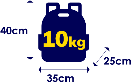 Personal Item Onboard Luggage Checked-in Luggage - Maleta Viva Air (680x624)