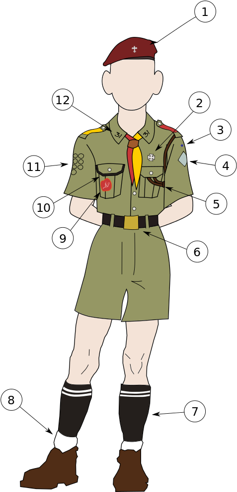 File Polish Scout Organizacja Harcerska Quot Rod U0142o - Polish Scout Uniform (514x1024)