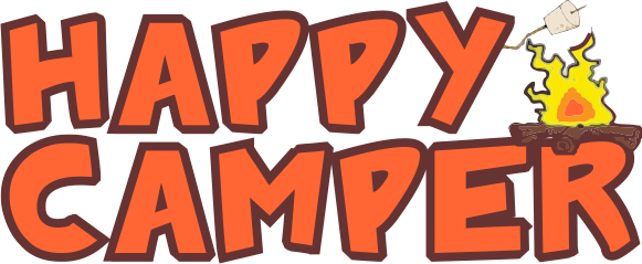 Happy Camper Png - Kids Happy Camper (581x239)