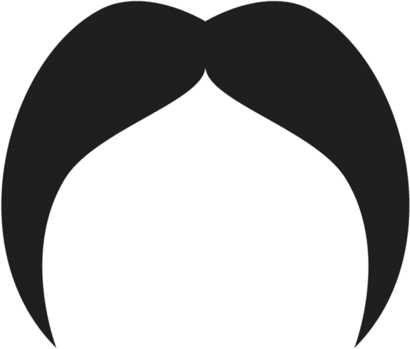 Download Movember Stache Rich Uncle Clipart Png Photo - Droopy Mustache Clipart (850x731)