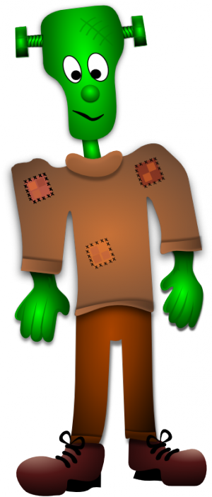 Squatter - Clipart - Young Frankenstein Clipart (300x701)