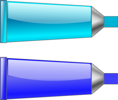 Computer Icons Tube Cyan Blue Color - Cyan And Blue (399x340)