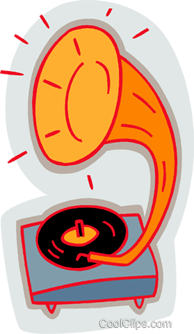 Gramophone, Phonograph Royalty Free Vector Clip Art - Gramophone, Phonograph Royalty Free Vector Clip Art (279x480)