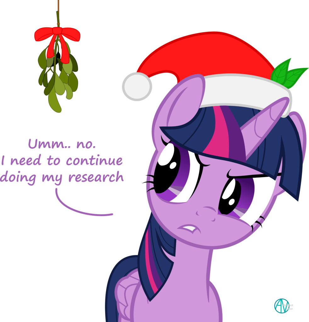 Mistletoe Clipart Simple Free And In - Kiss Pinkie Pie (982x1024)