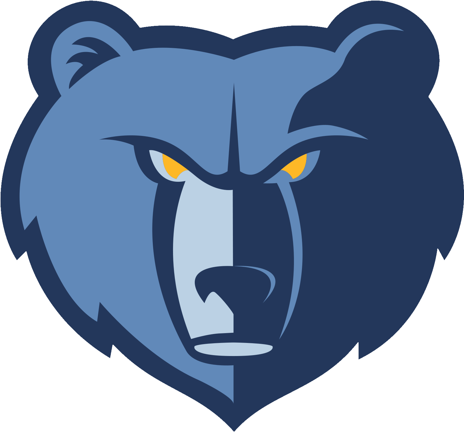Barlow Elementary School - Memphis Grizzlies Logo (1591x1500)