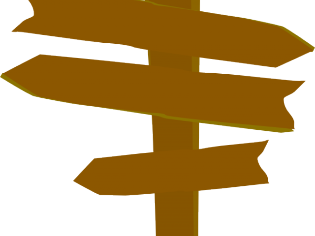 Direction Clipart Direction Signpost - Arrow Sign Clip Art (640x480)