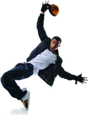Dancer Png - Hip Hop Style (371x475)