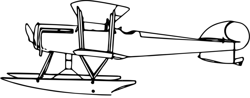 Airplane Seaplane Biplane Ad Flying Boat Supermarine - Airplane (863x340)
