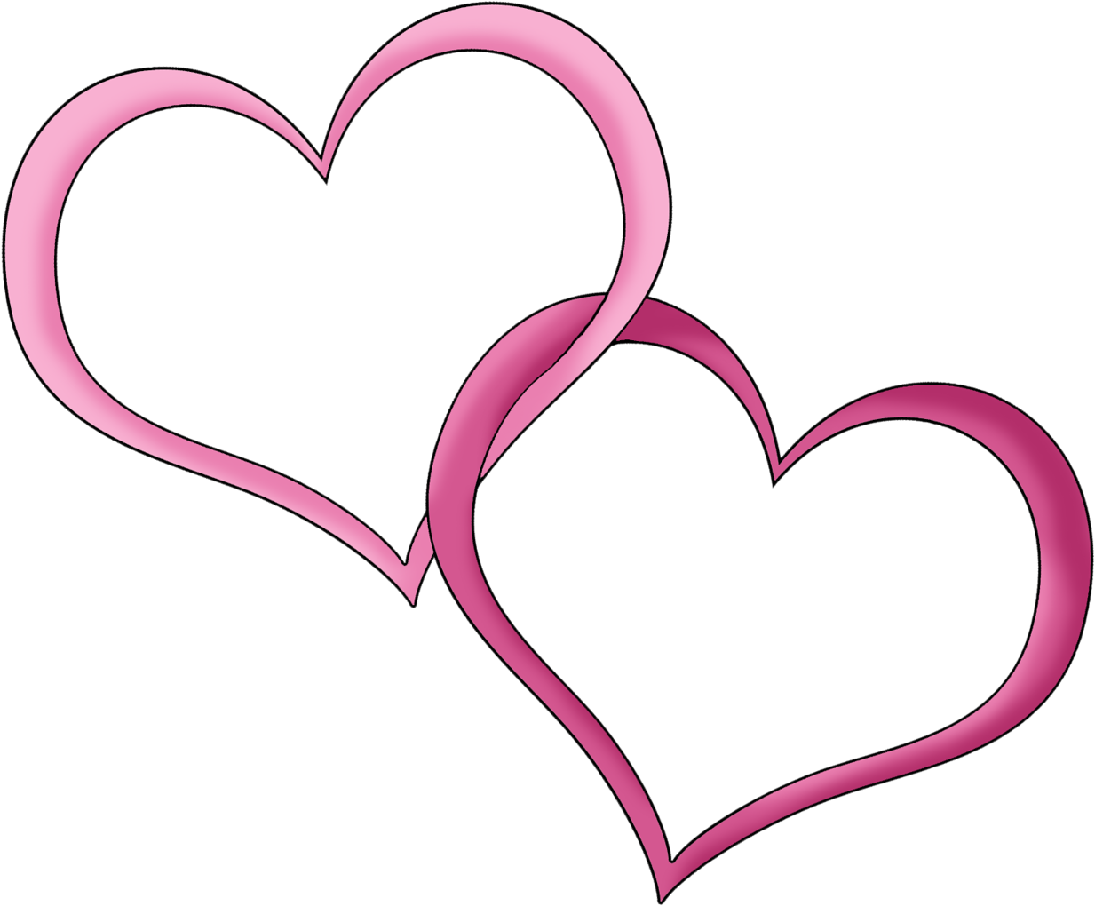 Gingerbread, Pink Hearts, Annie, Clip Art, Sticker, - Herz Clipart Pink (1280x1054)