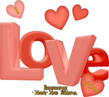 My Precious Love,my Annie - Heart (369x330)