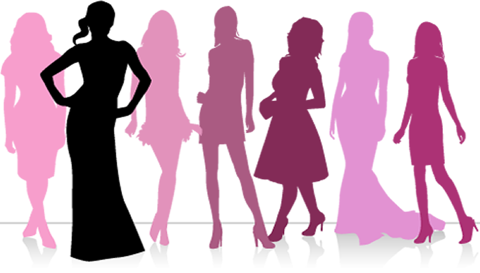 Fashion Shows - Beauty Queen Silhouette Png (700x398)