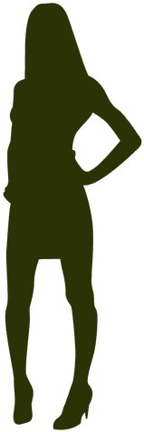 Woman Fashion Silhouette - Silhouette Woman Fashion Vector (512x512)