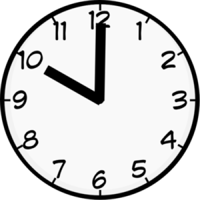 Digital Clock Clipart 7 00 - Ecraftindia Decorative Analog Brown Wall Clock (400x400)