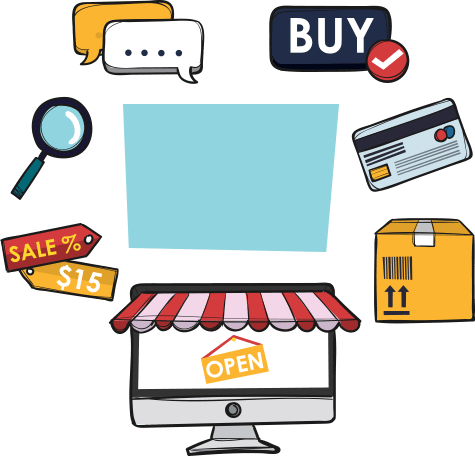 Online Banking Clipart Digital Commerce - E-commerce (475x456)