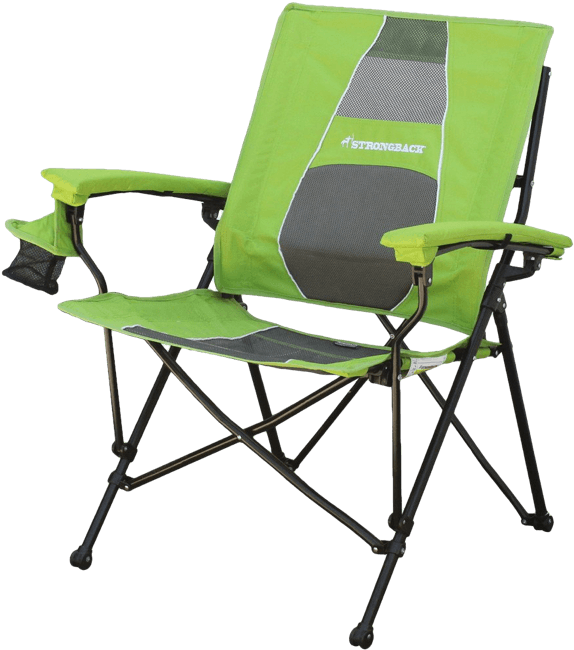 Charming Fresh Camp Chairs What Are The Best Camping - Strongback Chair (600x655)