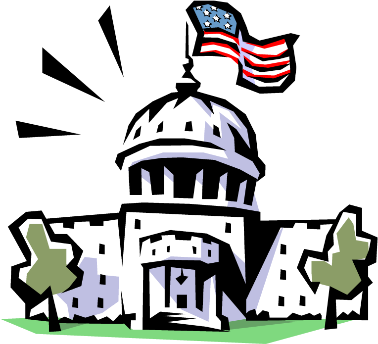 House Of Representatives Clipart - Drawing Of Executive Branch (800x732)