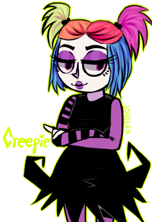 Growing Up Creepie <3 - Cartoon (303x443)