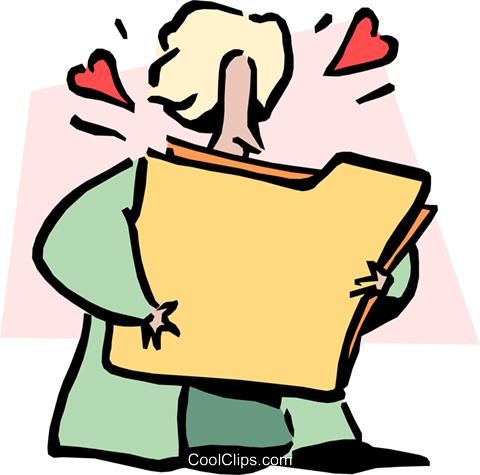 Loving Your Work Royalty Free Vector Clip Art Illustration - Cangshan District (480x475)