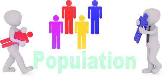 The Population In The World Is Growing Up - Presentation (550x261)