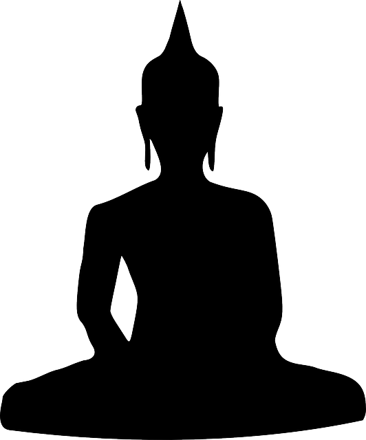 Do Your Work With Mastery - Buddha Silhouette Png (532x640)